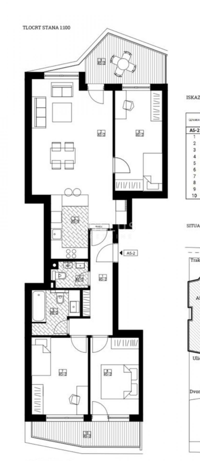 Stanovanje Trešnjevka, Trešnjevka - Sjever, 107m2