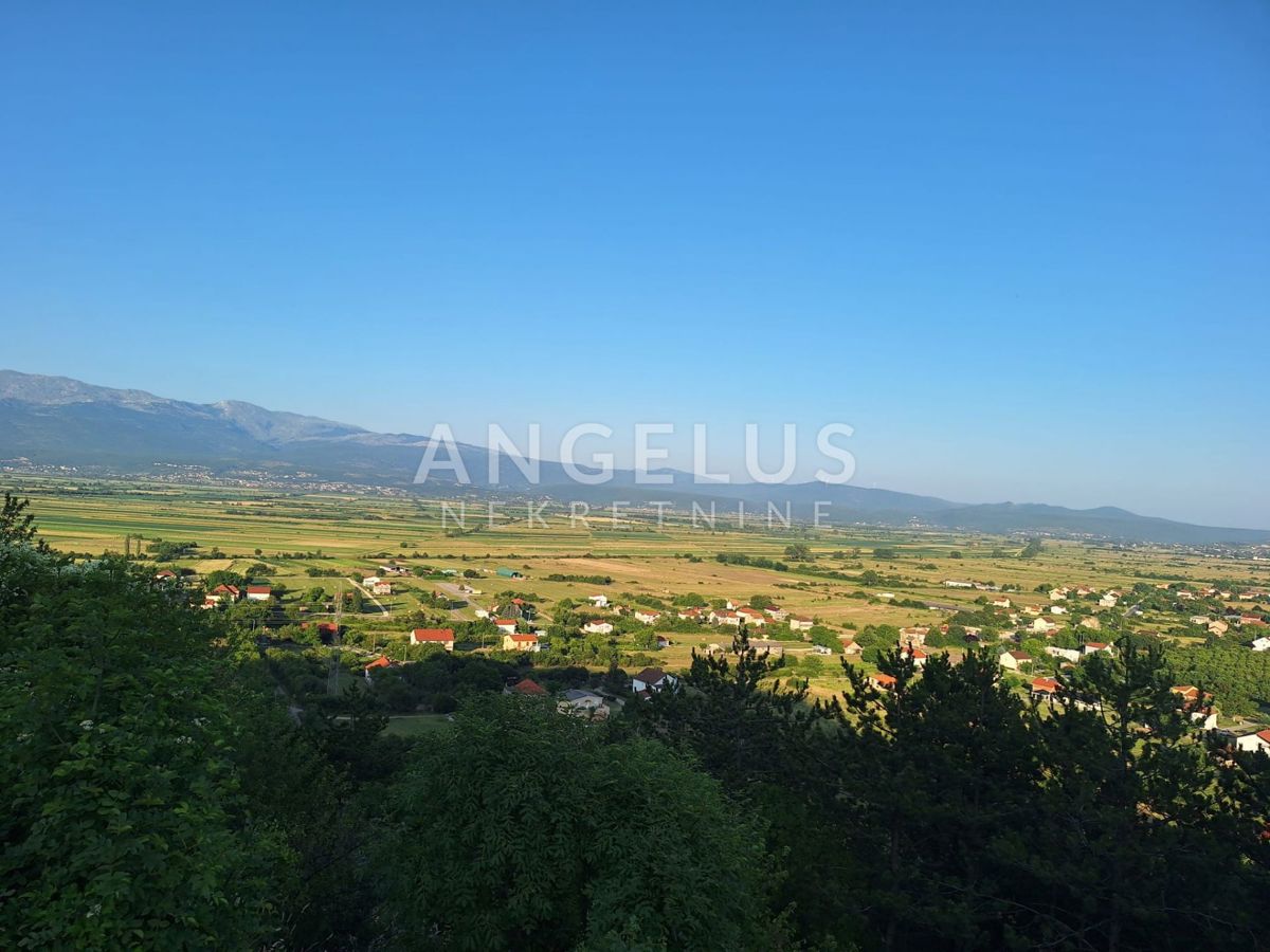 Hrvaška, Radošić, Sinj - gradbeno zemljišče s panoramskim pogledom, 1330 m2 ​